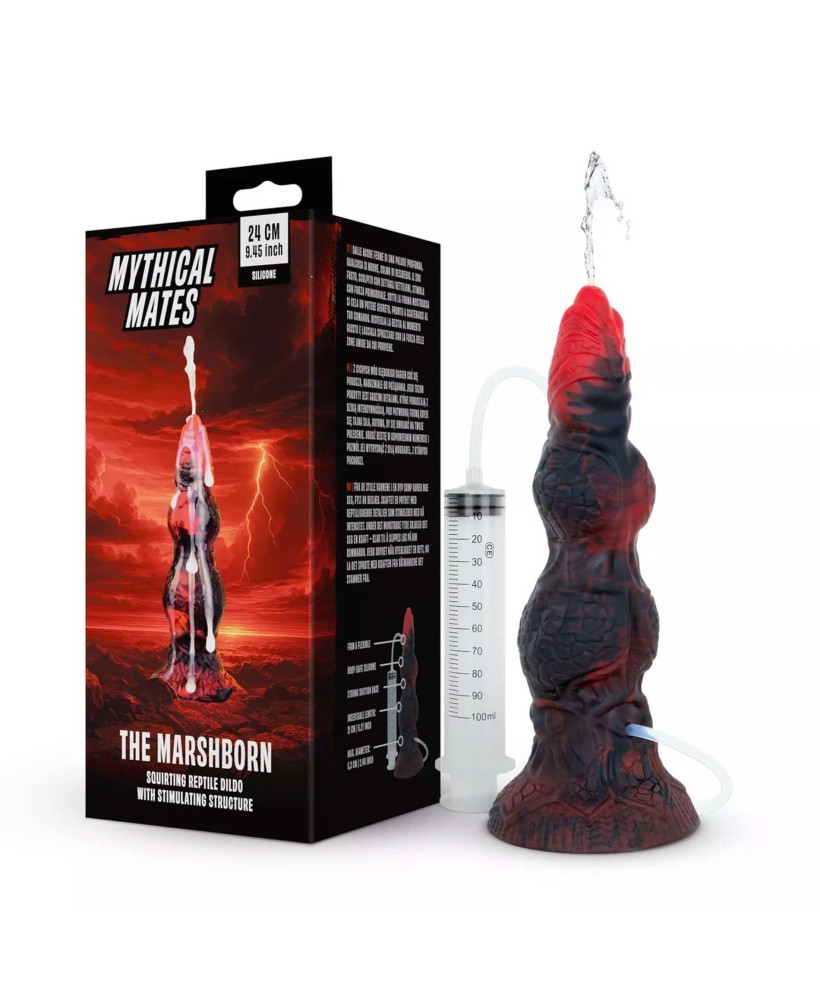 Mythical Mates - The Marshborn - Squirting Reptile Dildo