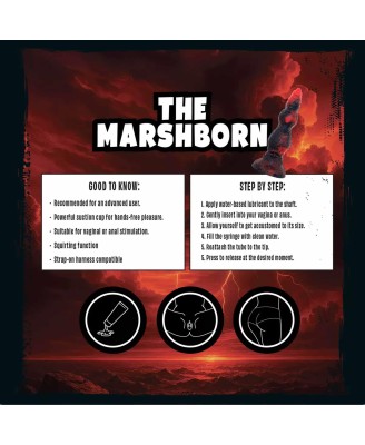 Mythical Mates - The Marshborn - Squirting Reptile Dildo