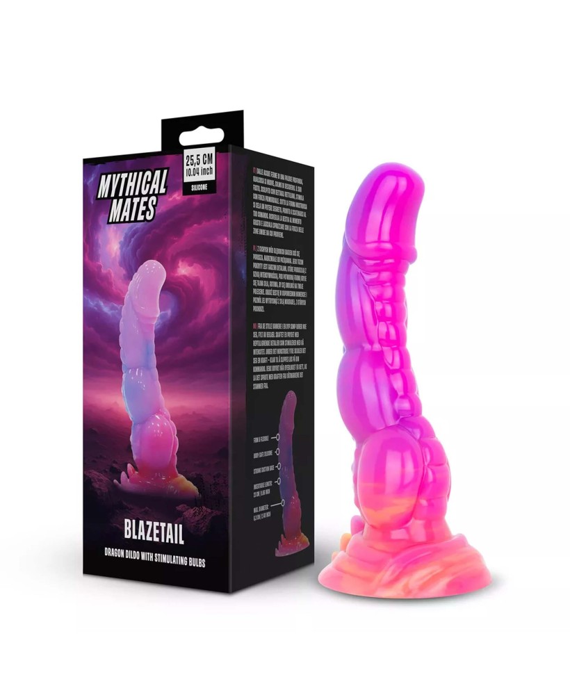 Mythical Mates - Blazetail Dragon Dildo - 25 cm