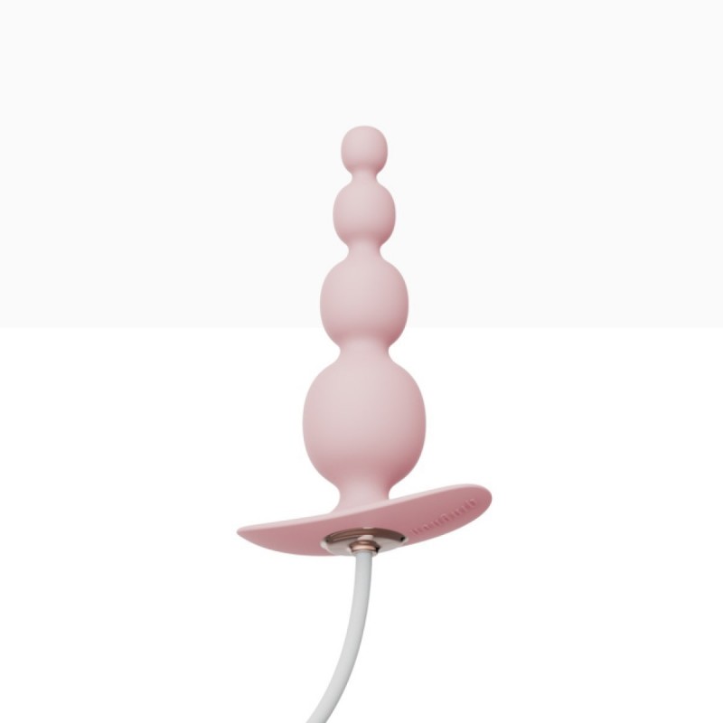 Qingnan No.8 Mini Vibrating Anal Beads Pink