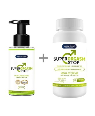 Suplement Diety - Super Orgasm Stop  - 60 caps - Opóźnienie Wytrysku