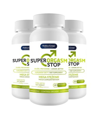 Suplement Diety - Super Orgasm Stop  - 60 caps - Opóźnienie Wytrysku