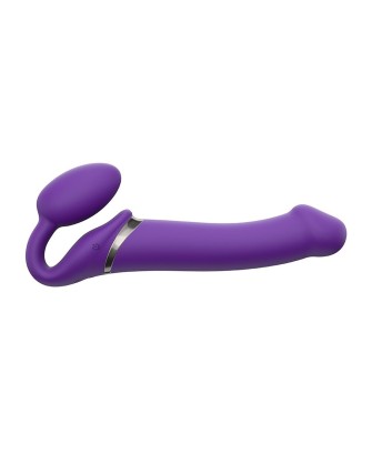 VIBRATING STRAP-ON - L - PURPLE