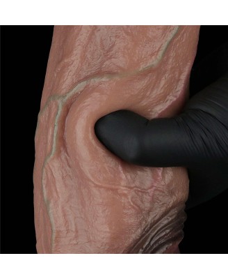11" Dual Layered Silicone Cock XXL - Realistyczne Dildo - 28 cm