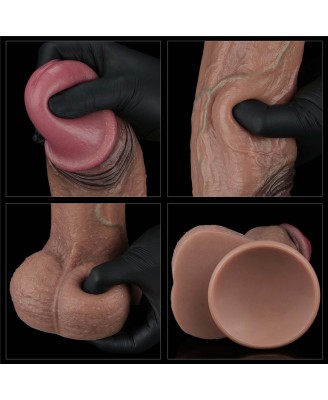 11" Dual Layered Silicone Cock XXL - Realistyczne Dildo - 28 cm