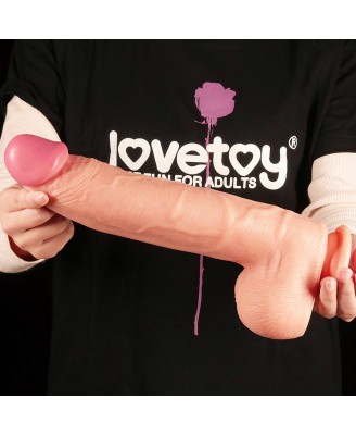 12" Dual Layered Platinum - Silikonowe Dildo