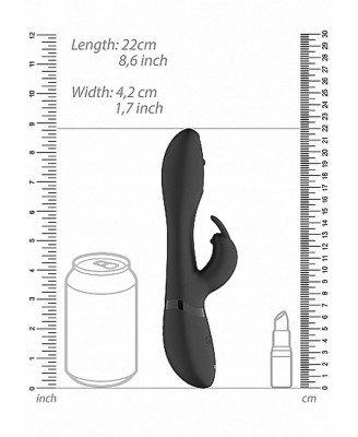 Wibrator Mira - Spinning G-spot Rabbit - Black