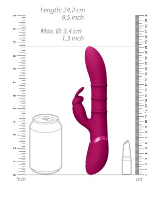 Stimulating Rings, Vibrating G-Spot Rabbit - Pink