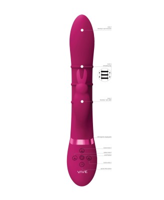 Stimulating Rings, Vibrating G-Spot Rabbit - Pink
