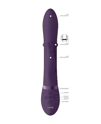 Halo - Purple - Wibrator Króliczek