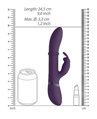 Halo - Purple - Wibrator Króliczek
