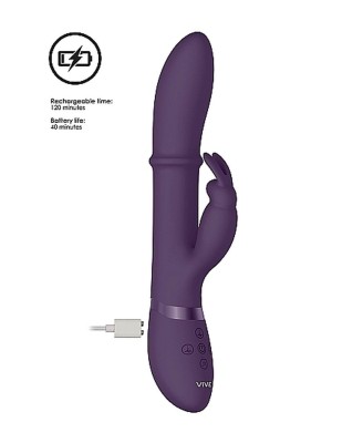 Halo - Purple - Wibrator Króliczek
