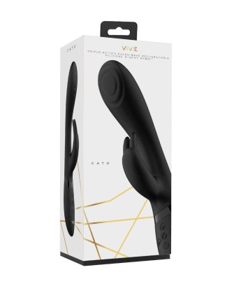Cato - Pulse G-spot Rabbit - Black