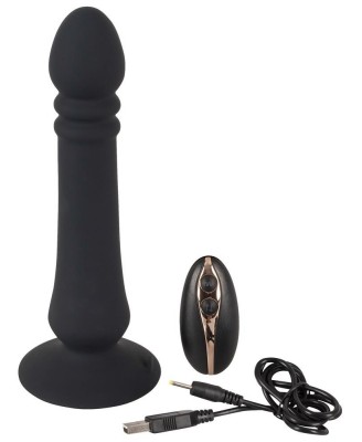 Black Velvets Anal Thruster - Wibrujący Korek Analny