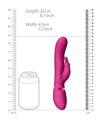 May - Pulse-Wave & C-spot & G-Spot Rabbit - Pink