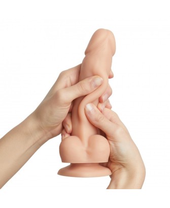 SLIDING SKIN REALISTIC DILDO VANILLA M