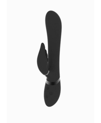 Chou - Black - Wibrator Króliczek