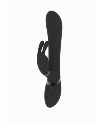 Chou - Black - Wibrator Króliczek