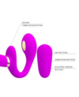 PRETTY LOVE - Thunderbird, 12 vibration functions 3 electric shock functions