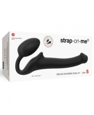 SEMI-REALISTIC BENDABLE STRAP-ON BLACK - S