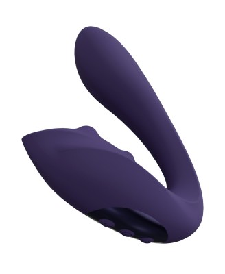VIVE - Yuki - Rechargeable Dual Motor - G-Spot Vibrator with Massaging Beads - Purple