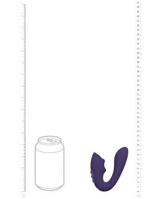 VIVE - Yuki - Rechargeable Dual Motor - G-Spot Vibrator with Massaging Beads - Purple