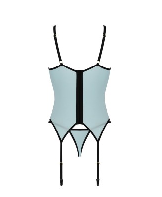 Bielizna-SIDRA CORSET minty S/M