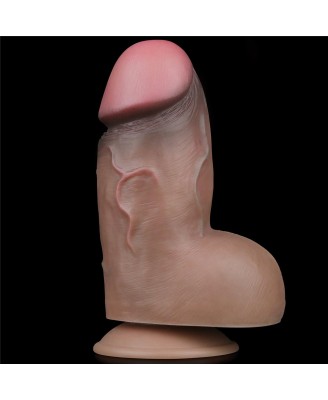 7.0'' Dual Layered Platinum Silicone Cock - Realistyczne Dildo