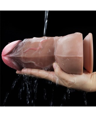 7.0'' Dual Layered Platinum Silicone Cock - Realistyczne Dildo