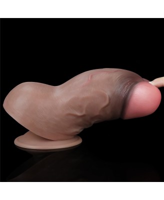 7.0'' Dual Layered Platinum Silicone Cock - Realistyczne Dildo