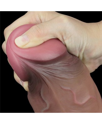 7.0'' Dual Layered Platinum Silicone Cock - Realistyczne Dildo