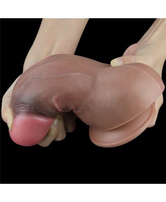 7.0'' Dual Layered Platinum Silicone Cock - Realistyczne Dildo