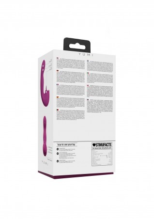 VIVE - Yumi - Rechargeable Triple Motor - G-Spot Finger Motion Vibrator and Flickering Tongue Stimulator