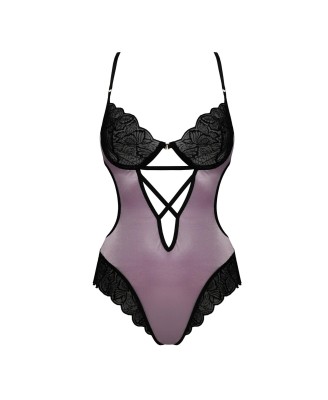Bielizna-BETTY BODY pink L/XL