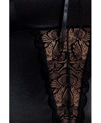 Bielizna-LAUREN CORSET black XXL/XXXL - Casmir