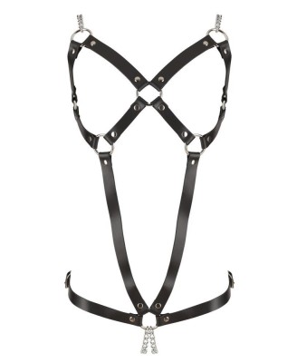 Leather Harness 2 Chains S-L