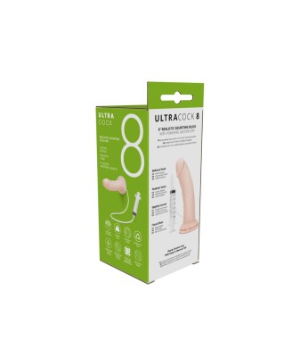 Me You Us Ultracock Realistic Squirting Dildo 8" - Dildo z Wytryskiem
