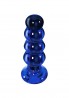 The Radiant Glass Buttplug Blue - Szklany Wibrujący Korek Analny