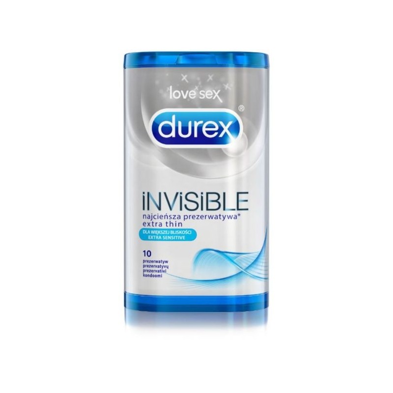 Prezerwatywy Durex Invisible A10 supercienkie