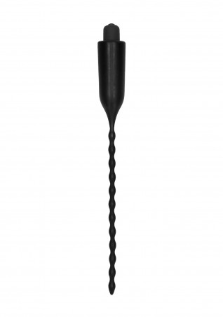 E-Stimulation Vibrating Urethral Sounding Plug - Black