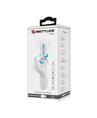 PRETTY LOVE - Reese - Wibrator Króliczek - Biały