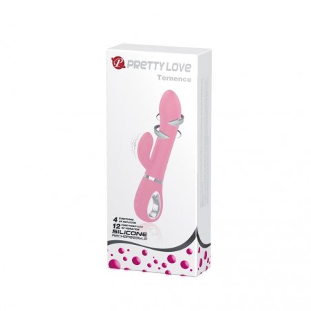 PRETTY LOVE - TERNENCE USB PINK 4 rot. 12 vibration