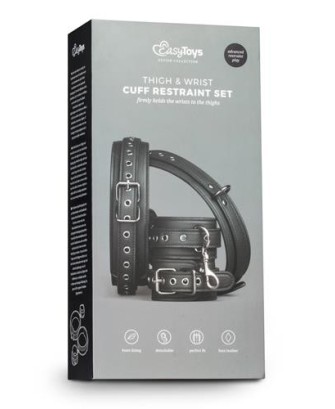 Kajdanki-Thigh & Wrist Cuff Set