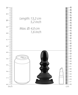 Ribbly - With Suction Cup and Remote - 10 Speed - Black