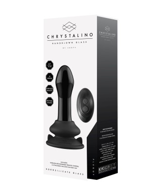 Pluggy - With Suction Cup and Remote - 10 Speed - Black