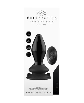 Stretchy - With Suction Cup and Remote - 10 Speed - Black