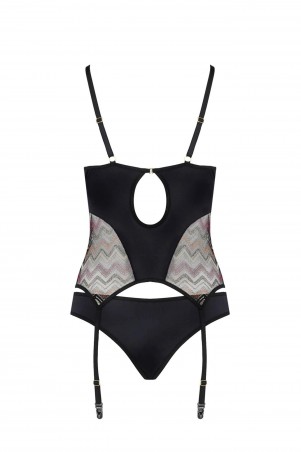 Lagerta Corset black XXL/XXXL