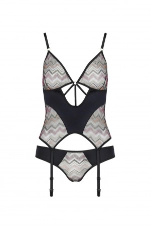 Lagerta Corset black XXL/XXXL