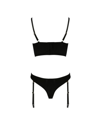 Bielizna-LARA SET black S/M - Casmir
