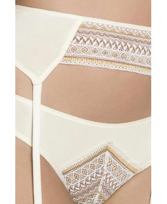 Bielizna-CONNIE SET cream L/XL - Casmir